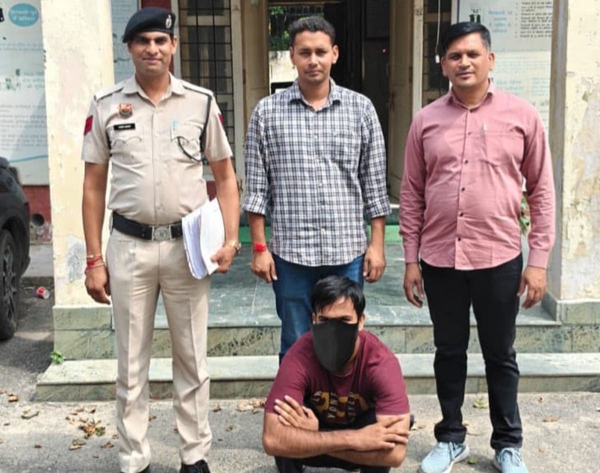 Faridabad News | इंस्टाग्राम गिफ्ट के नाम पर 47,200 की ठगी : दुबई में खाता उपलब्ध कराने वाला गिरफ्तार | नागौर से आरोपी काबू