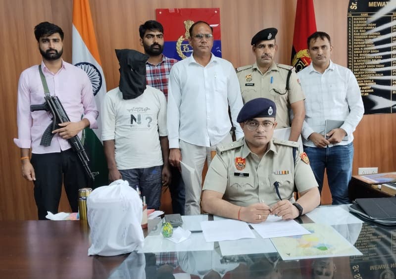 Nuh News | 3.15 करोड़ की हेरोइन बरामद : 1.597 किलो नशे के साथ आरोपी गिरफ्तार | चोरी की कार से मिली खेप