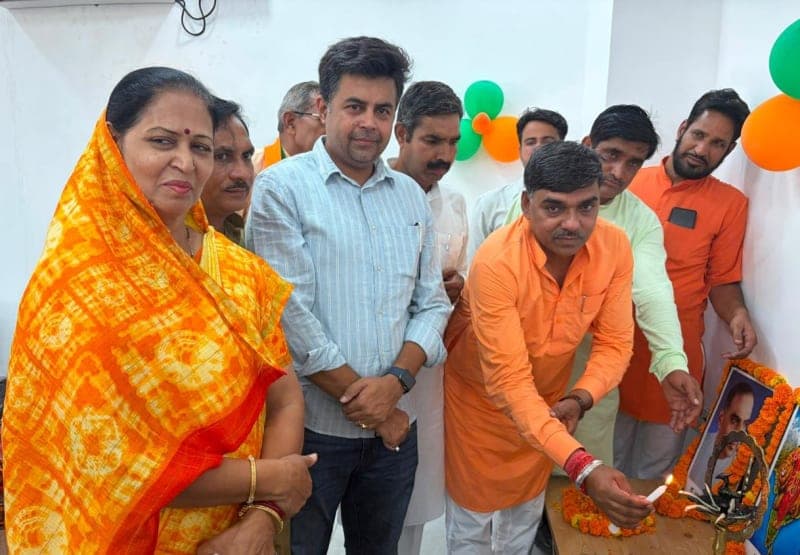 Narnaul News | सुनील सेन का भव्य स्वागत : OBC मोर्चा को मजबूत करने का संकल्प | कार्यकर्ताओं का जताया आभार