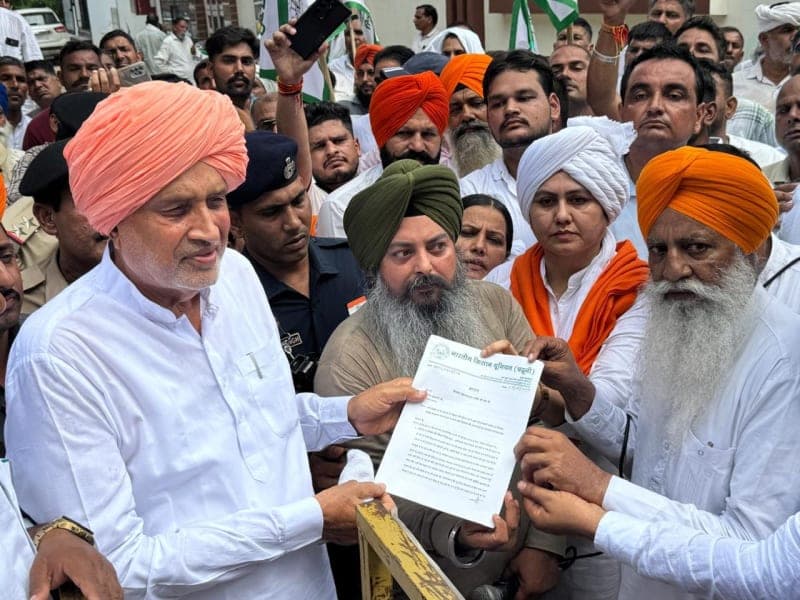 Yamunanagar News | किसानों ने कृषि मंत्री को सौंपा ज्ञापन : गन्ने का रेट बढ़ाने की मांग | 15 सितंबर से धान खरीद की मांग