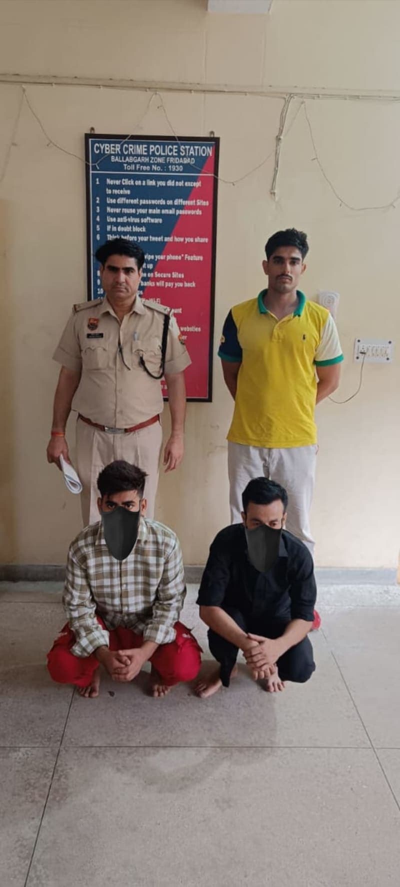 Faridabad News | भाई बनकर युवती से ₹99,948 की ठगी : कॉलर समेत 2 आरोपी गिरफ्तार | कोर्ट ने भेजा जेल