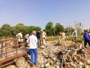 डंपिंग यार्ड के पास मिला बुजुर्ग का शव